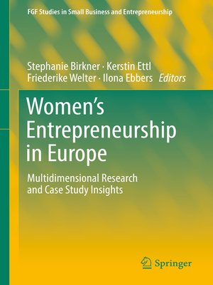 cover image of Women's Entrepreneurship in Europe